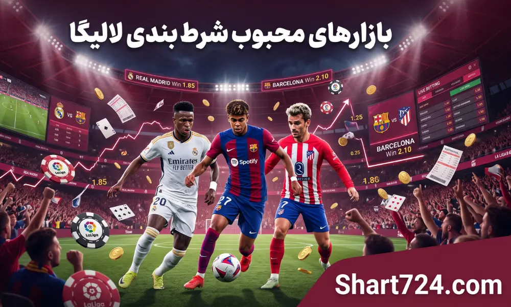 بازارهای محبوب شرط بندی لالیگا