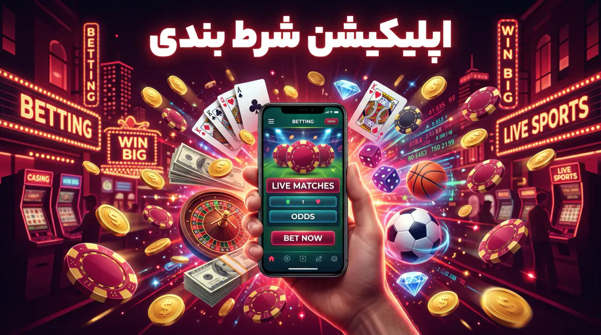 اپلیکیشن موبایل با بخش مسابقات زنده و ضرایب ورزشی